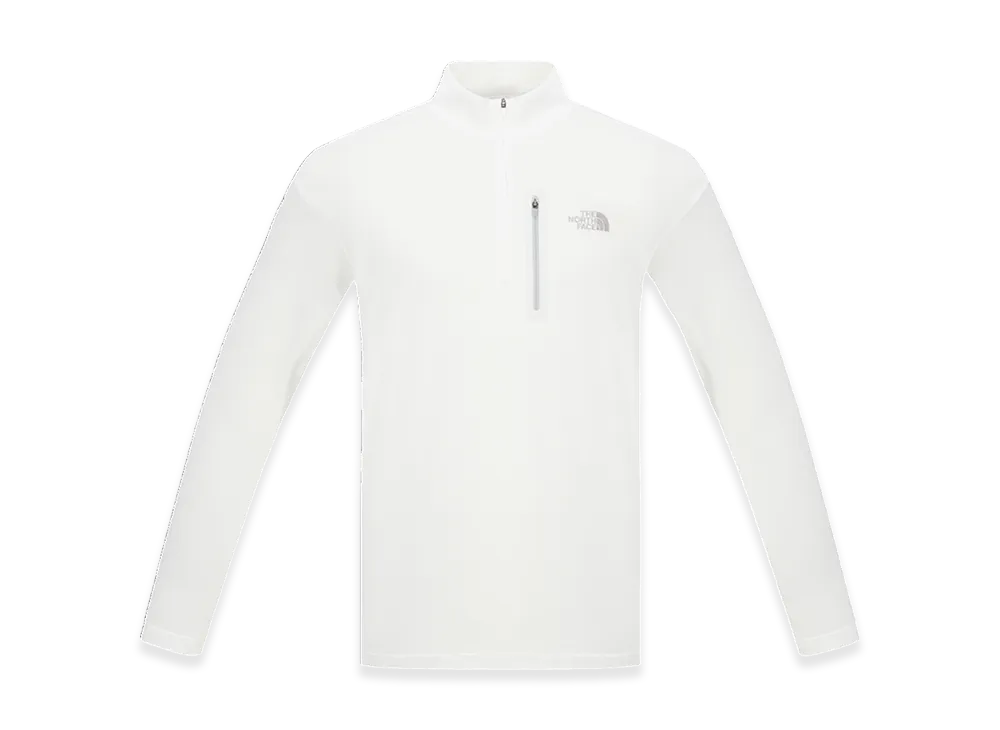 The North Face Bisti L/S Zip T-Shirt - 25SS "White"