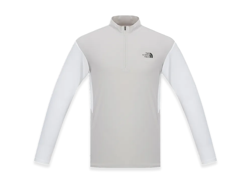 The North Face Iceday L/S Zip T-Shirt - 25SS "Ice Gray"