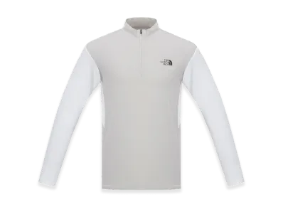 The North Face Iceday L/S Zip T-Shirt - 25SS "Ice Gray"