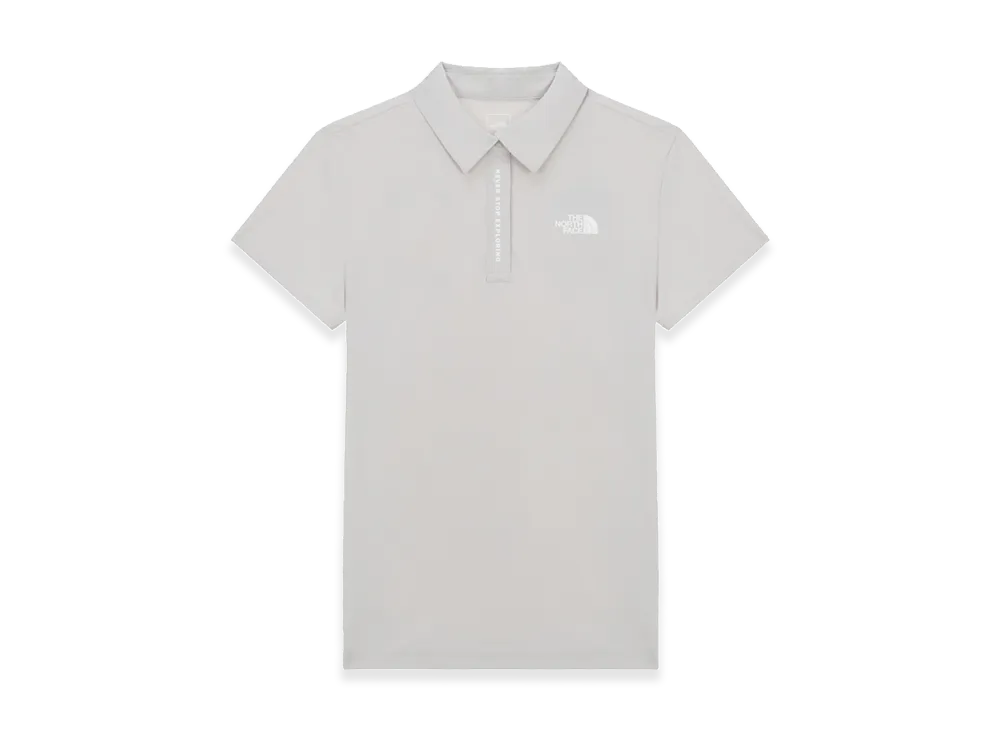 The North Face Ice Green S/S Polo - 25SS (W) "Ice Gray"