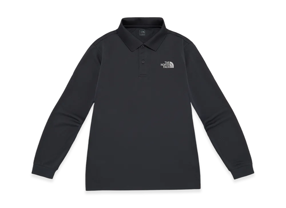 The North Face CMX Prime L/S Polo - 25SS "Charcoal"