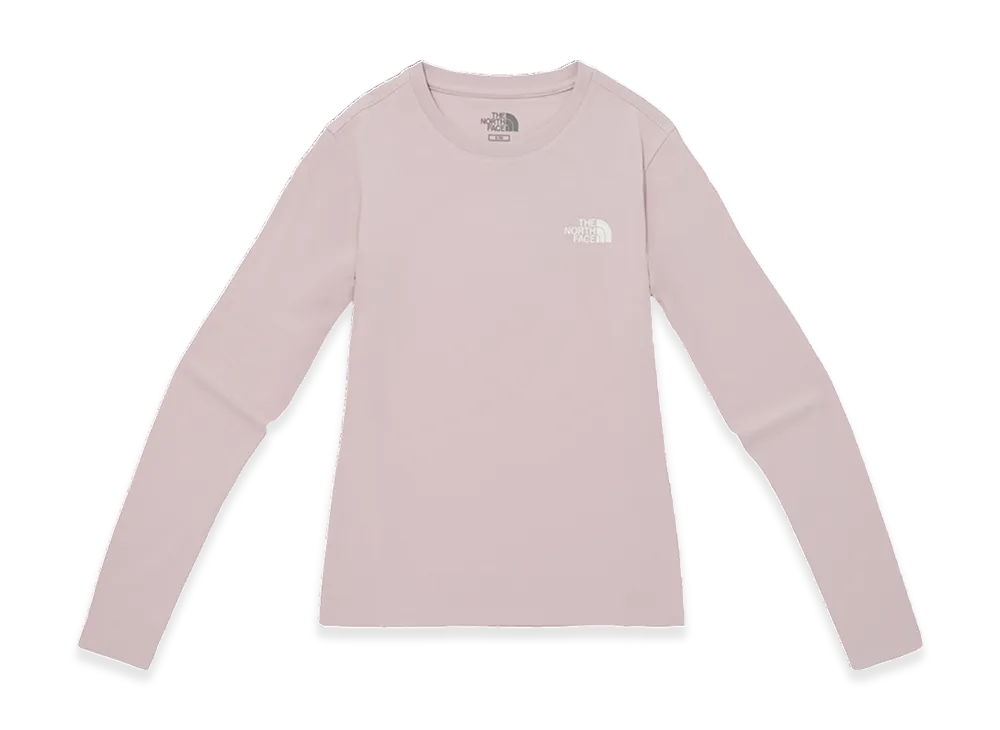The North Face Core L/S Round T-Shirt - 25SS "Pale Pink"