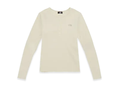 The North Face Verdi L/S Roundneck T-Shirt (W) "Light Beige"