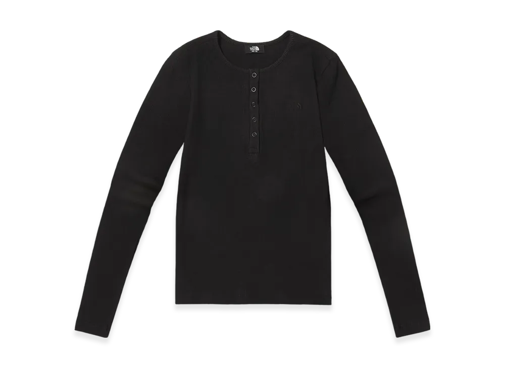 The North Face Verdi L/S Roundneck T-Shirt (W) "Black"