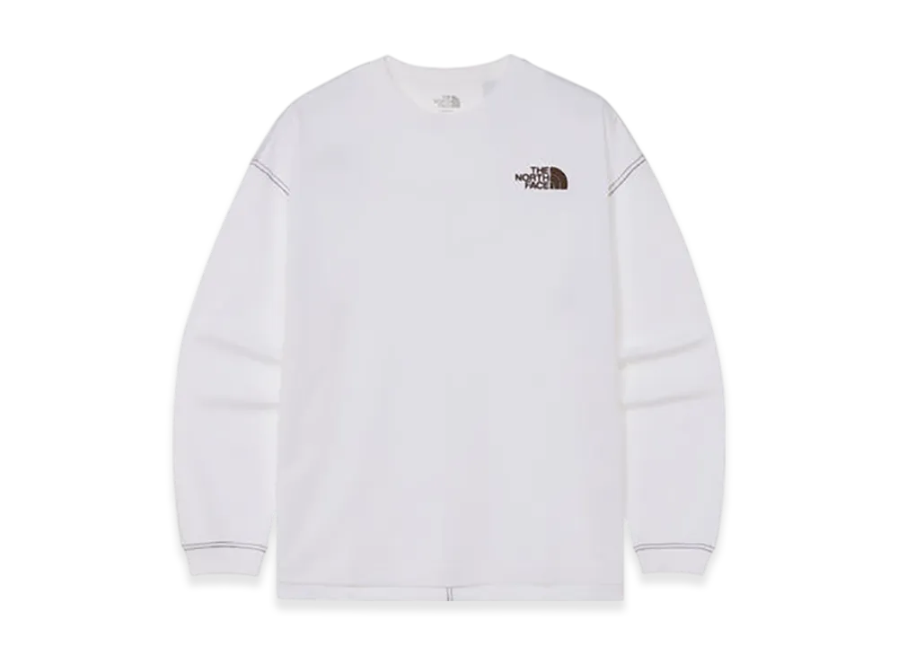 The North Face Essential L/S R/Tee "White"