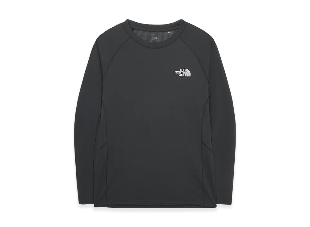 The North Face Bisti L/S Round T-Shirt - 25SS "Charcoal"