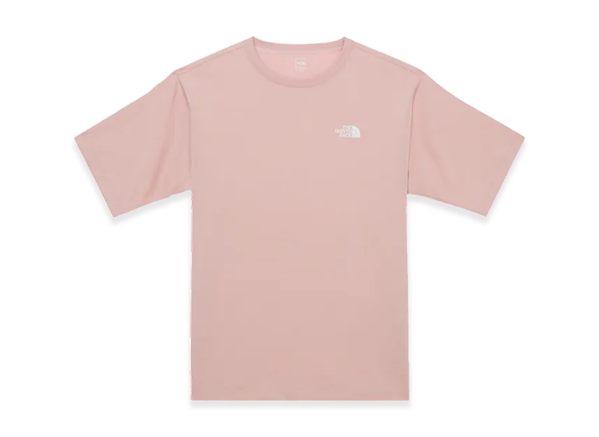 ◆THE NORTH FACE◆ MEN'S BANDANA SLEEVE TITSPALE PINK The North Face Bandana S/S Round T-Shirt - 25SS