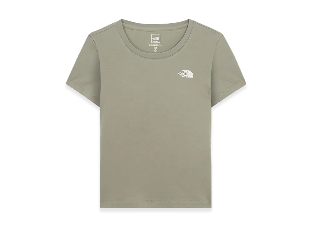 The North Face Any-Bra S/S Round T-Shirt (W) - 25SS "Slate Khaki"
