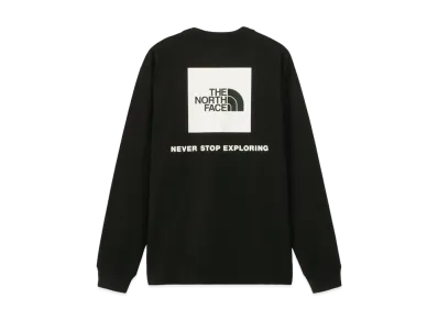 The North Face Long Sleeve Back Square Logo Tee "Black2"