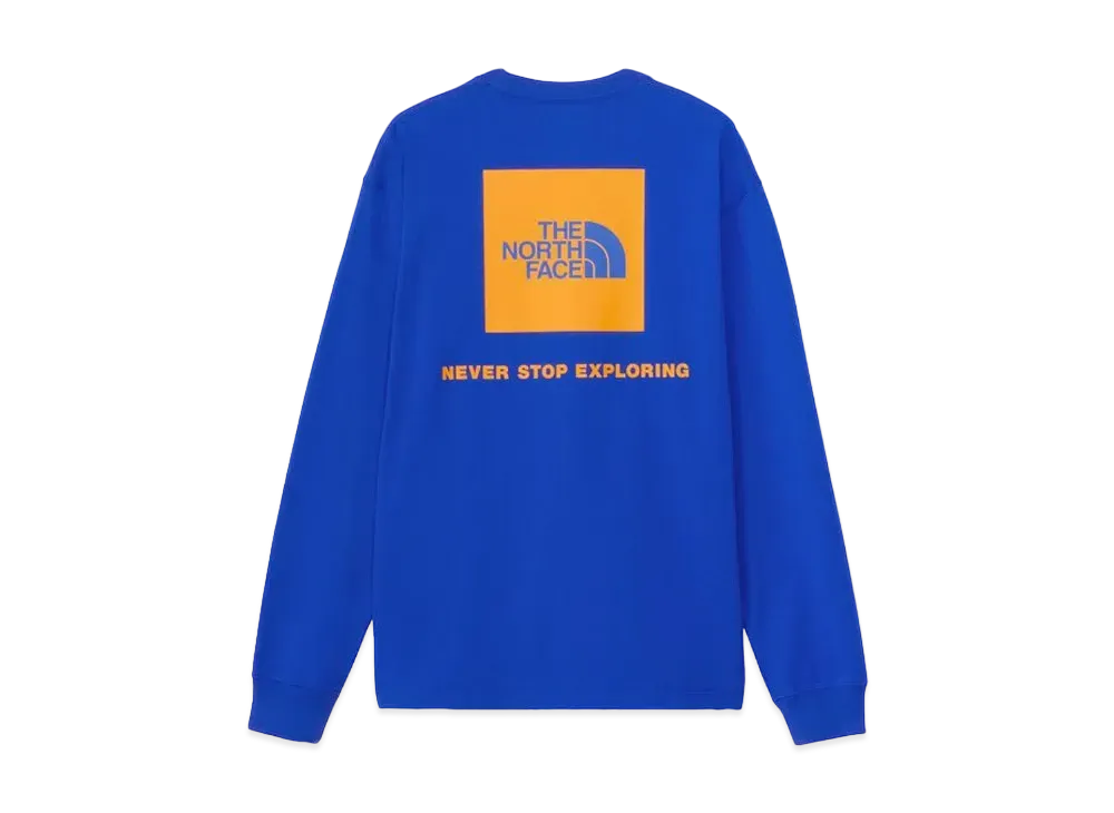 The North Face Long Sleeve Back Square Logo Tee "TNF Blue"