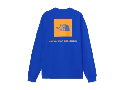 The North Face Long Sleeve Back Square Logo Tee "TNF Blue"