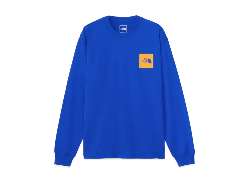 The North Face Long Sleeve Square Logo Tee "TNF Blue"