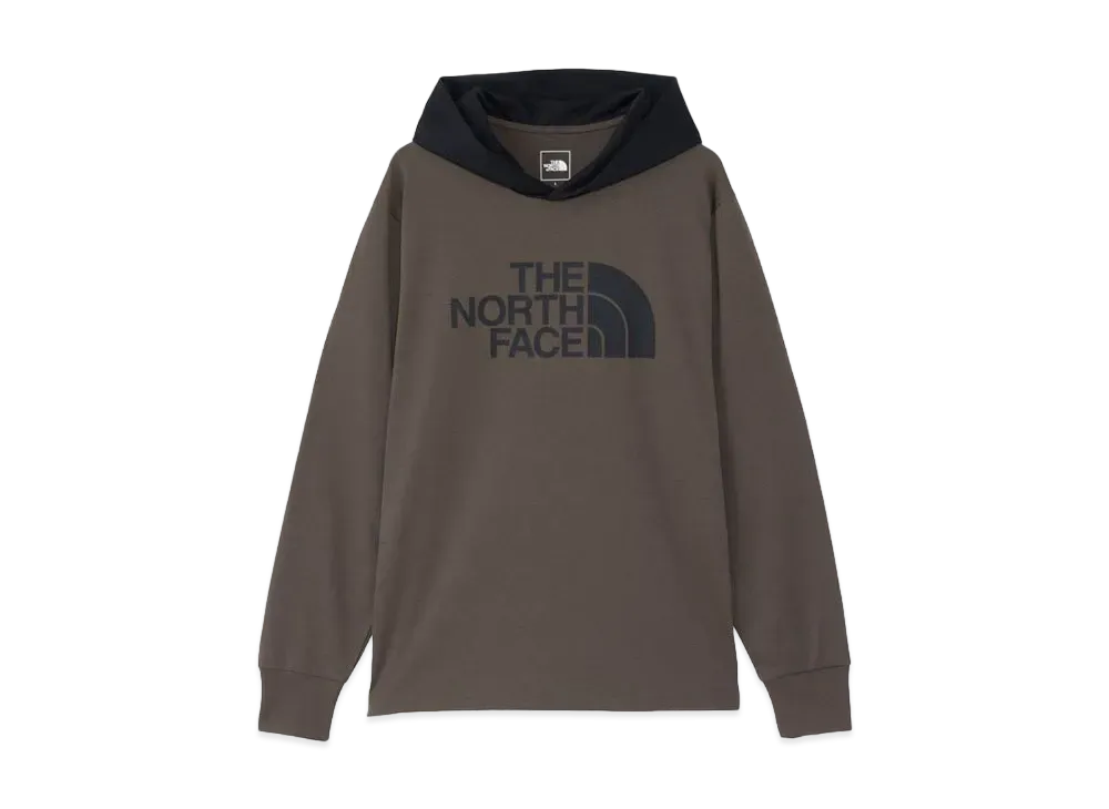 The North Face Long Sleeve Big Logo Hoodie "New TaupexBlack"