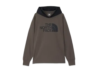 The North Face Long Sleeve Big Logo Hoodie "New TaupexBlack"