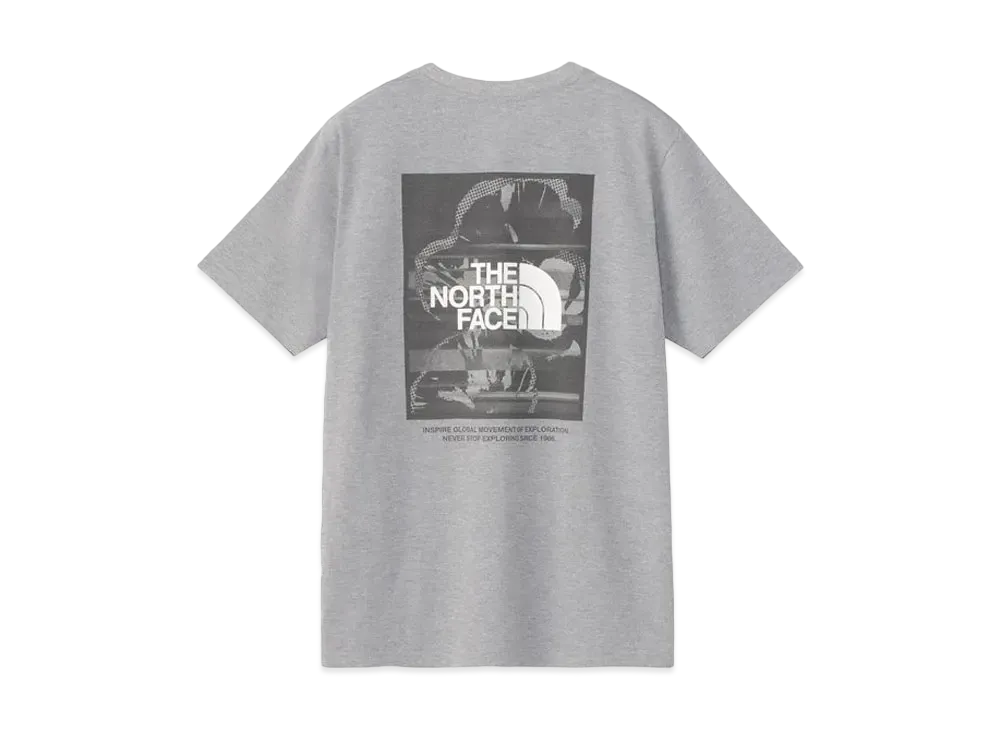 The North Face Short Sleeve Digital Box Logo Tee "Mix Gray"