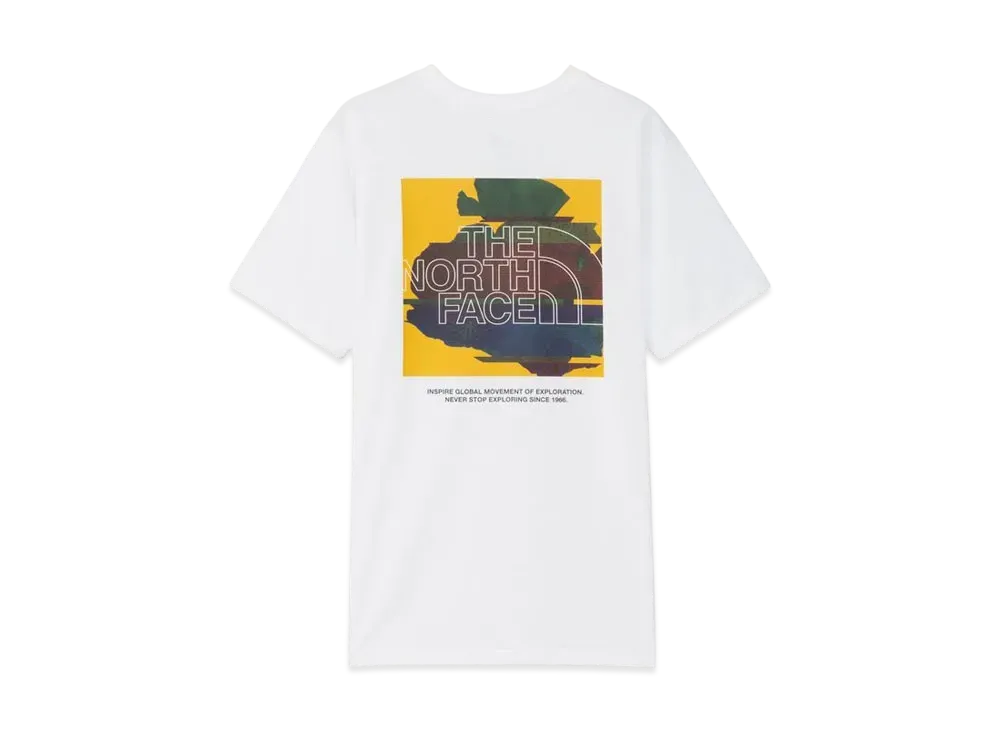 The North Face Short Sleeve Digital Box Logo Tee "White"