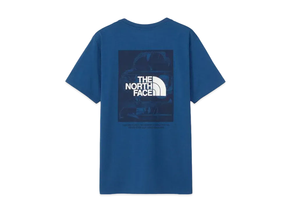 The North Face Short Sleeve Digital Box Logo Tee "Mountain Blue"