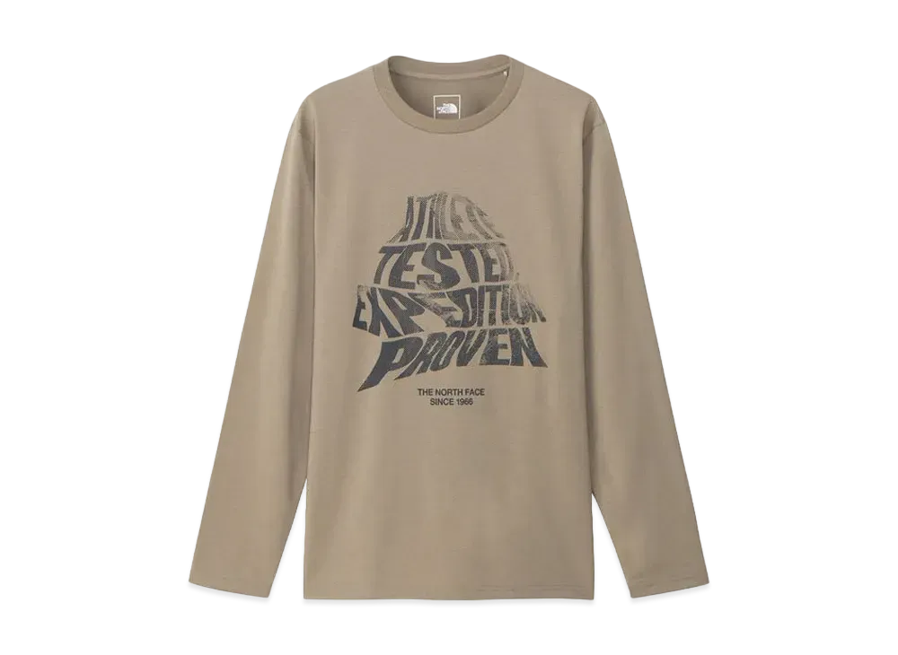 The North Face Long Sleeve Half Dome Message Tee "Cavan Gray"