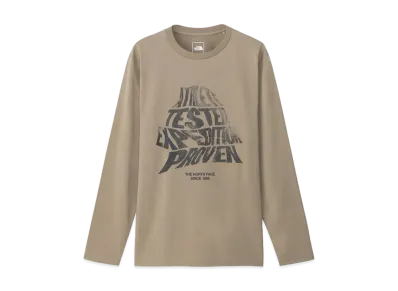The North Face Long Sleeve Half Dome Message Tee "Cavan Gray"