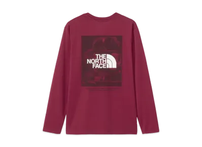 The North Face Long Sleeve Digital Box Logo Tee "Beetroot"