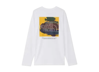 The North Face Long Sleeve Digital Box Logo Tee "White"
