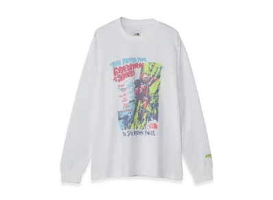 The North Face Long Sleeve Expedition Graphic Tee "White1"