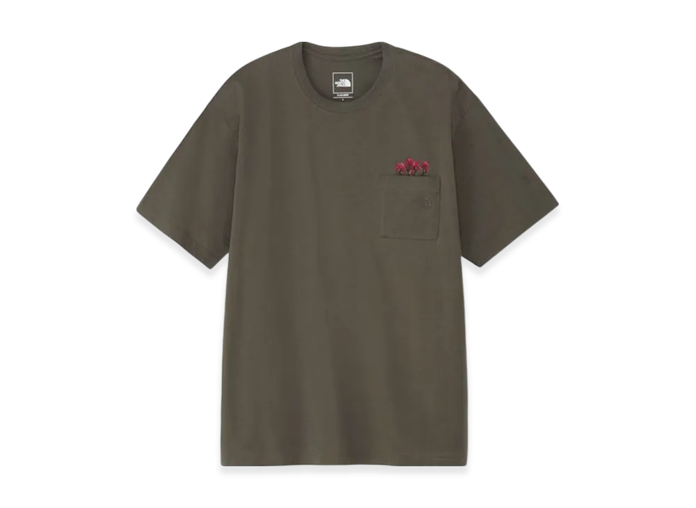The North Face Short Sleeve Flash Dried Flower Logo Tee "New Taupe"
