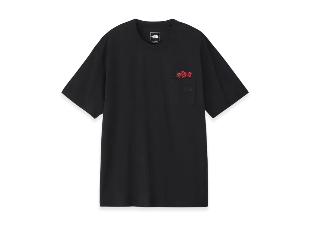 The North Face Short Sleeve Flash Dried Flower Logo Tee "Black"