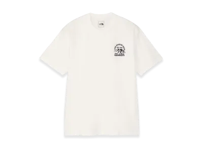 The North Face Short Sleeve Fine Alpine Mountain Tee "White"
