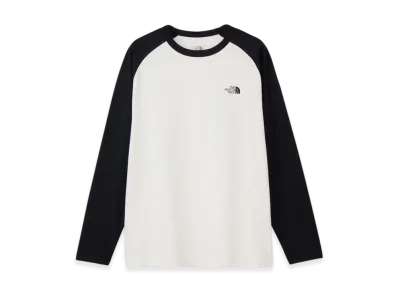 The North Face Long Sleeve ES Baseball Tee "White/Black"