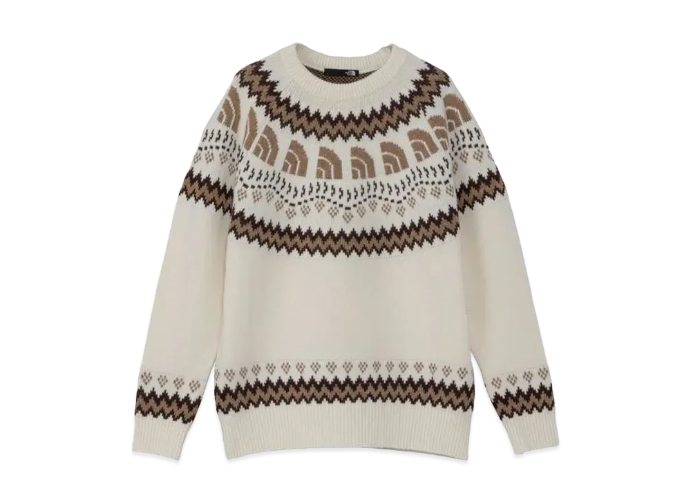 The North Face Half Dome Nordic Sweater "Off White"