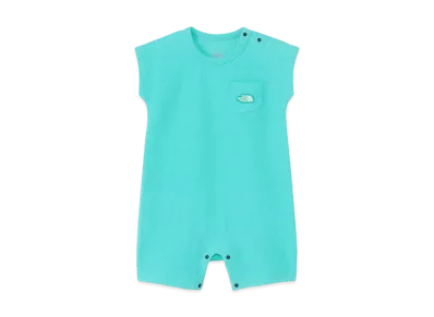 The North Face Latch Pile Rompers (Kids) "Geyser Aqua"