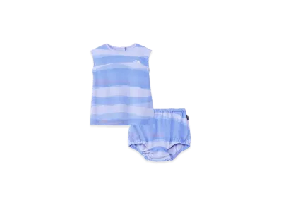 The North Face Baby Little Breeze French Sleeve One Piece & Bloomers "Blue Blue Lee"