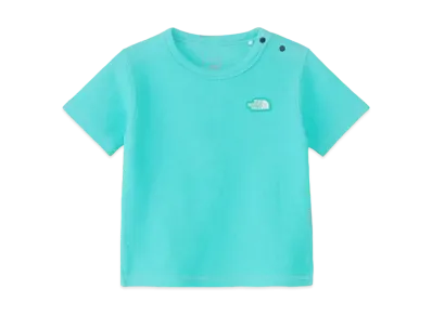 The North Face Short Sleeve Latch Pile Tee (Kids) "Geyser Aqua"