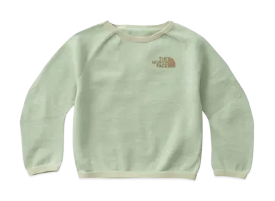 The North Face Baby Long Sleeve Cradle Cotton Crew "Misty Sage"