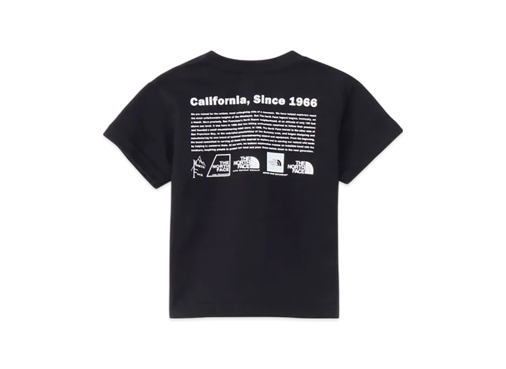 The North Face Baby Short Sleeve Historical Logo Tee "Black"