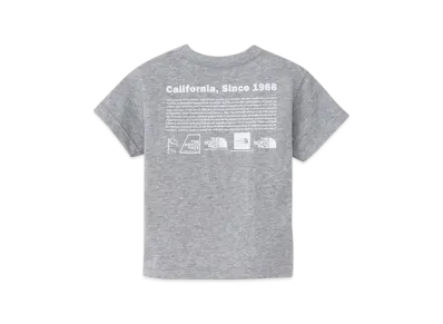 The North Face Baby Short Sleeve Historical Logo Tee "Mix Gray"