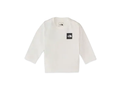The North Face Baby L/S Small Square Logo Tee "White2"