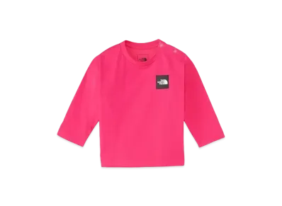 The North Face Baby L/S Small Square Logo Tee "Mister Pink"