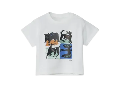 The North Face Baby Short Sleeve Animal Graphic Tee "White"