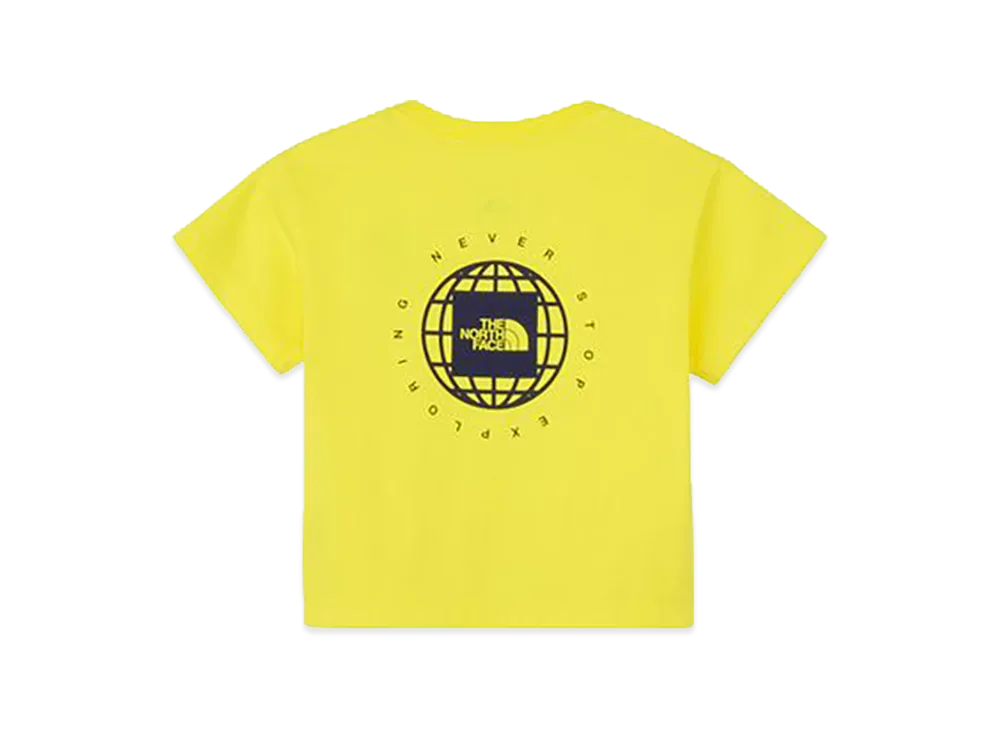 The North Face Short Sleeve Geo Square Logo Tee Baby "TNF Lemon"