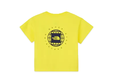 The North Face Short Sleeve Geo Square Logo Tee Baby "TNF Lemon"