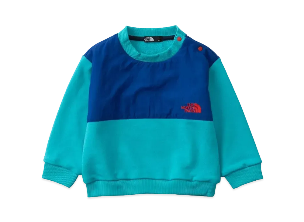 The North Face Baby Denali Sweat Crew Baby "Apre Blue x TNF Blue"