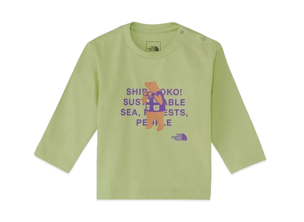 The North Face Baby L/S Shiretoko Toko Tee Baby "Misty Sage"
