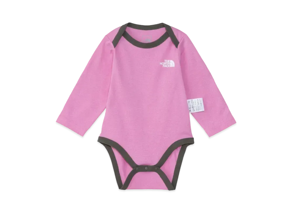 The North Face Baby L/S Cotton Rompers "Orchid Pink"
