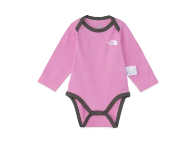 The North Face Baby L/S Cotton Rompers "Orchid Pink"