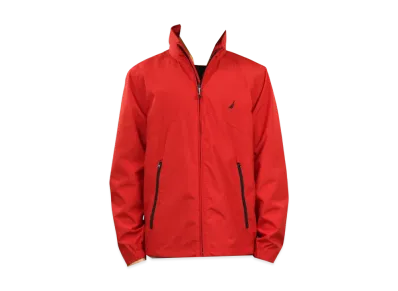 NAUTICA Zip Up Nylon Jacket "Red"