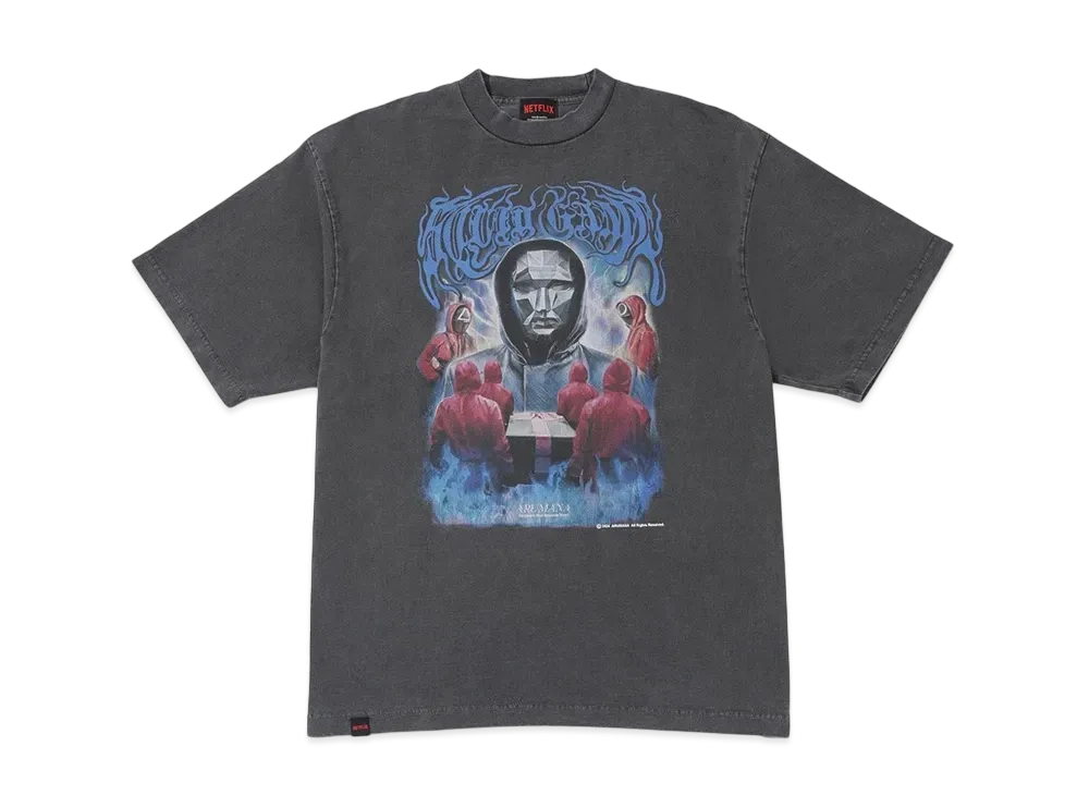 NETFLIX Squid Game Season 2 Original Graphic SS T-Shirt (FRONTMAN) "Sumikuro"