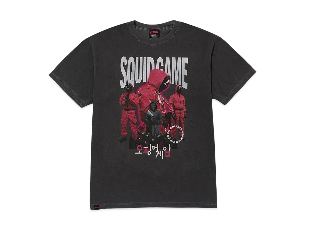 NETFLIX Squid Game Season 2 Original Graphic SS T-Shirt (MASKED SOLDIER) "Sumikuro"