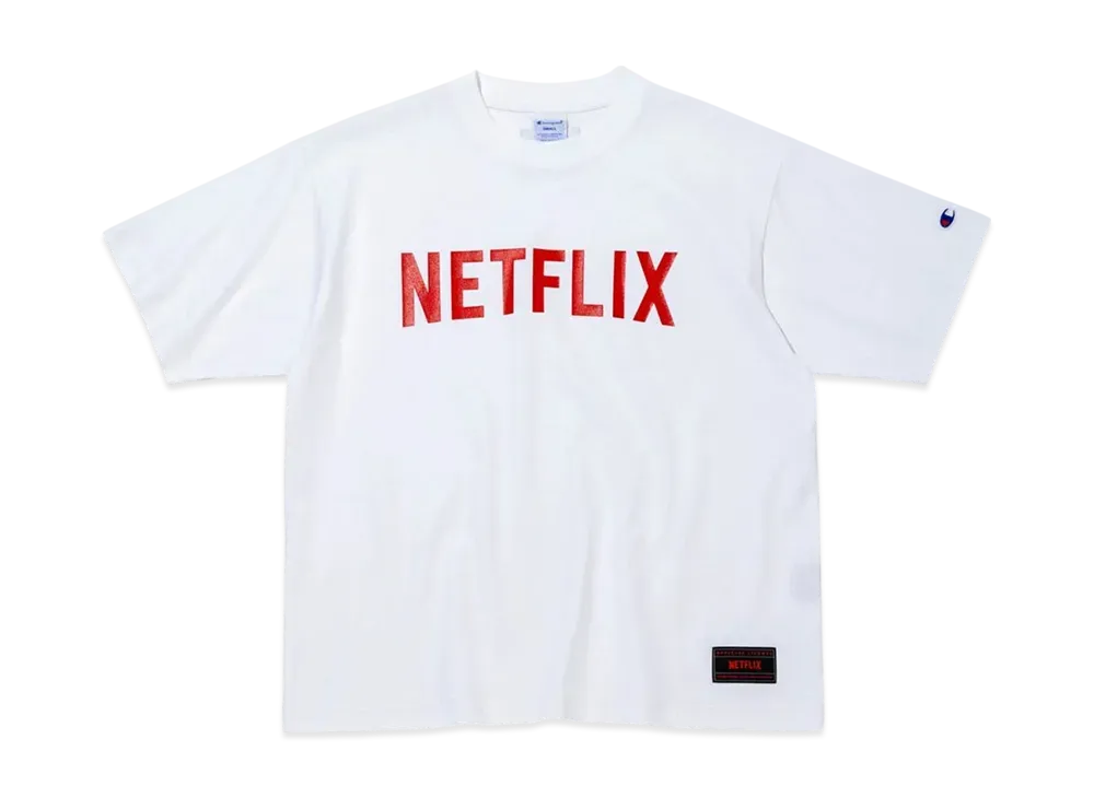 Netflix x V.A. x Champion S/S Tee 014 "White"